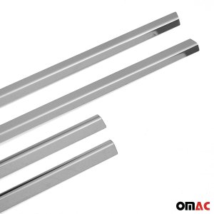 Land Rover Discovery Window Trim - Omac - S.Steel - Gloss Silver - '04-'09